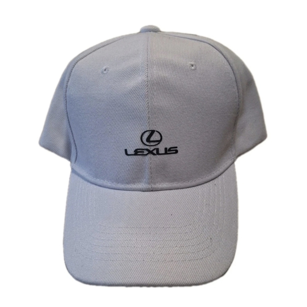 Lexus Logo Baseball Hat Cap Adjustable White Embroidered Unisex